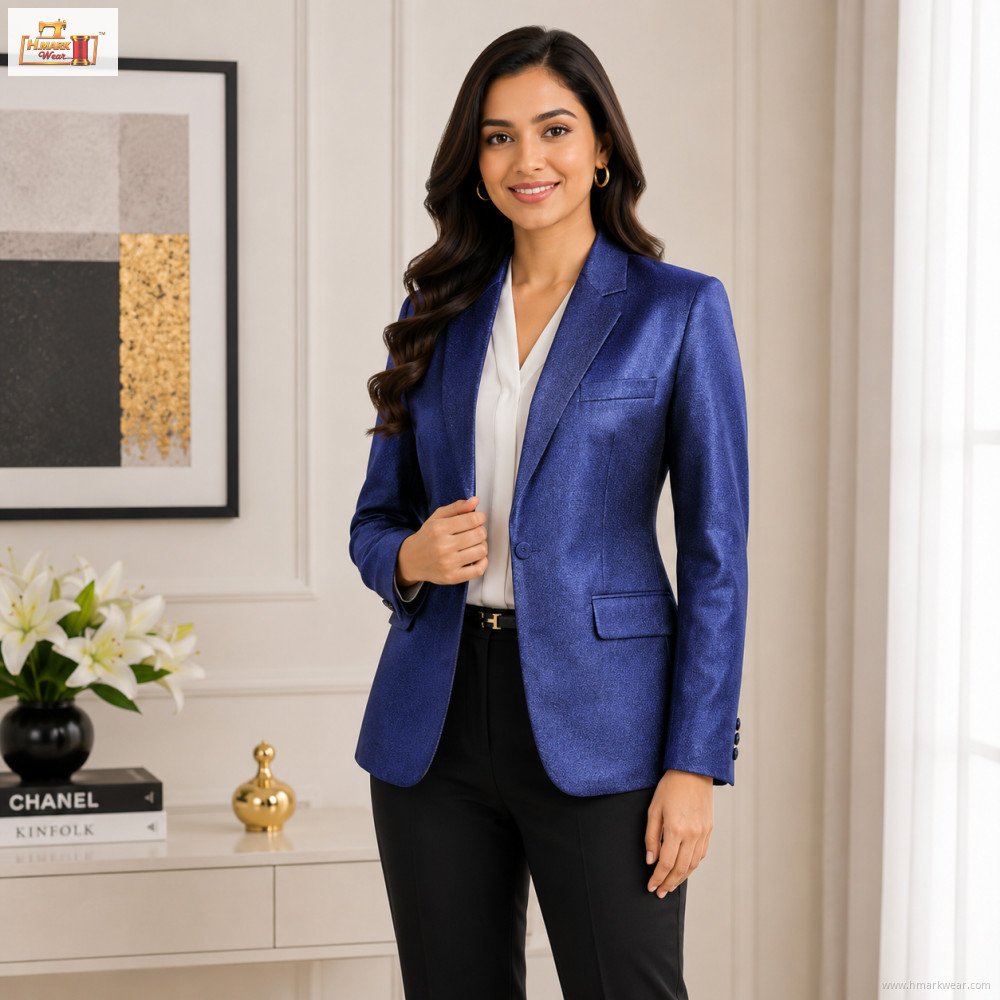Cobalt Blue Premium Women’s Blazer