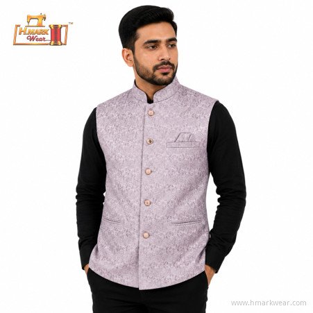 HMARK WEAR Soft Lavender Floral Modi Coat